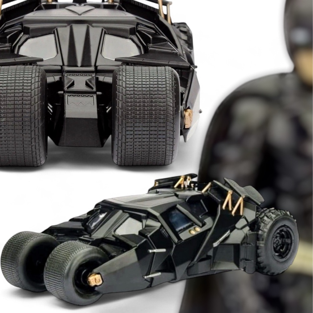 Jada Toys The Dark Knight Batmobile Tumbler w/ Batman Figure 1:24 Die-Cast